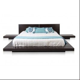 platform bed frames bedroom furniture Asian zen