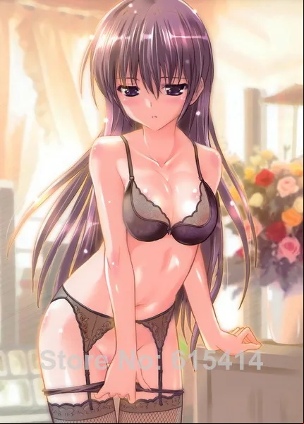 boobs busting bra wemon Anime with